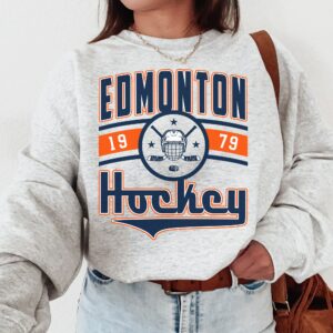 Vintage Edmonton Hockey Unisex Sweatshirt Gift for Oilers Fans