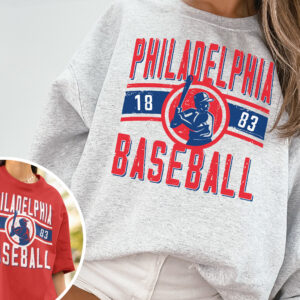 Vintage Philadelphia Baseball Unisex Crewneck Sweatshirt Gift for Phillies Fans